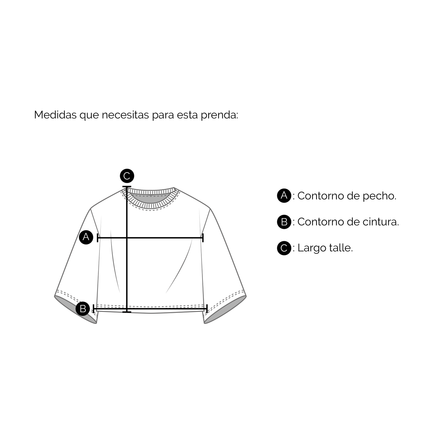 Polera Crop Byakko